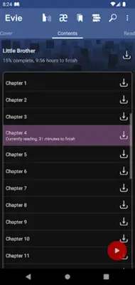 Evie - eVoice Book Reader android App screenshot 14