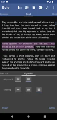 Evie - eVoice Book Reader android App screenshot 6