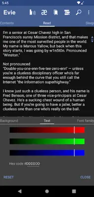 Evie - eVoice Book Reader android App screenshot 8